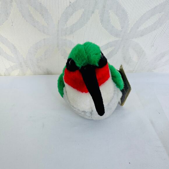 Wild Republic Audubon Birds Ruby-Throated  8" Hummingbird With Sound w/Tags - Picture 2 of 6